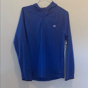 Half zip pullover hoodie